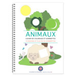 Cahier de coloriage Animaux et gommettes