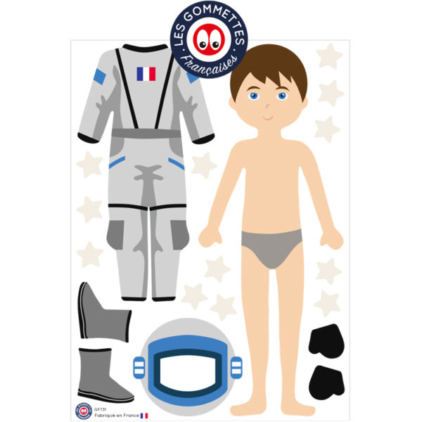 Gommettes Autocollantes Astronautes - 60 Pièces, Tailles 1,7 à 4,2 Cm - Assortiment De Couleurs - Marque MegaCrea DIY