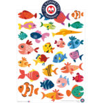 27 gommettes Poissons