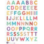 65 gommettes Alphabet fantaisie