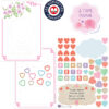 Kit carte de fête des mères en gommettes