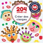 207 gommettes créer des visages