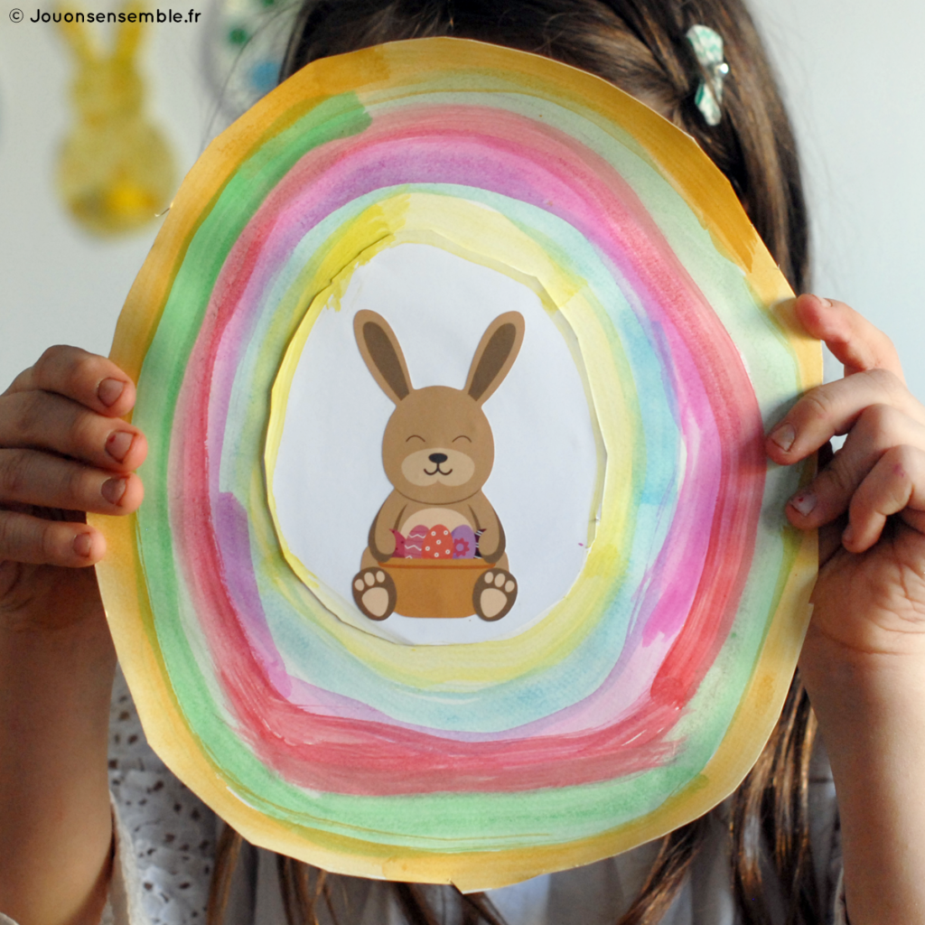 1000 Autocollants Pâques - Lapins Multicolores - Adhésifs Décoratifs Pour Œufs, Cartes, Bricolage Enfant