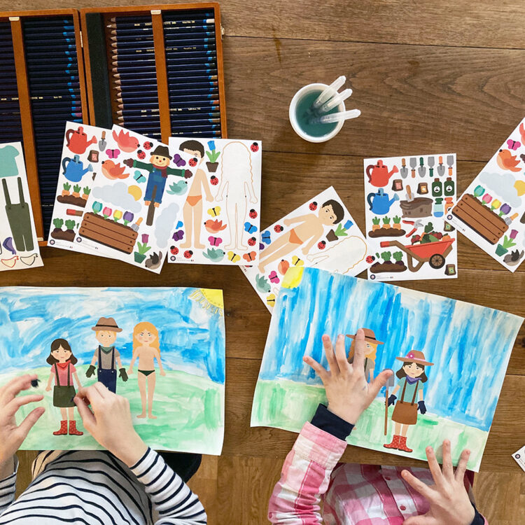 Gommettes Thème Jardin - 120 Autocollants Repositionnables Pour Enfants, Développe La Créativité Et La Motricité
