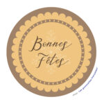 Stickers Bonnes fêtes