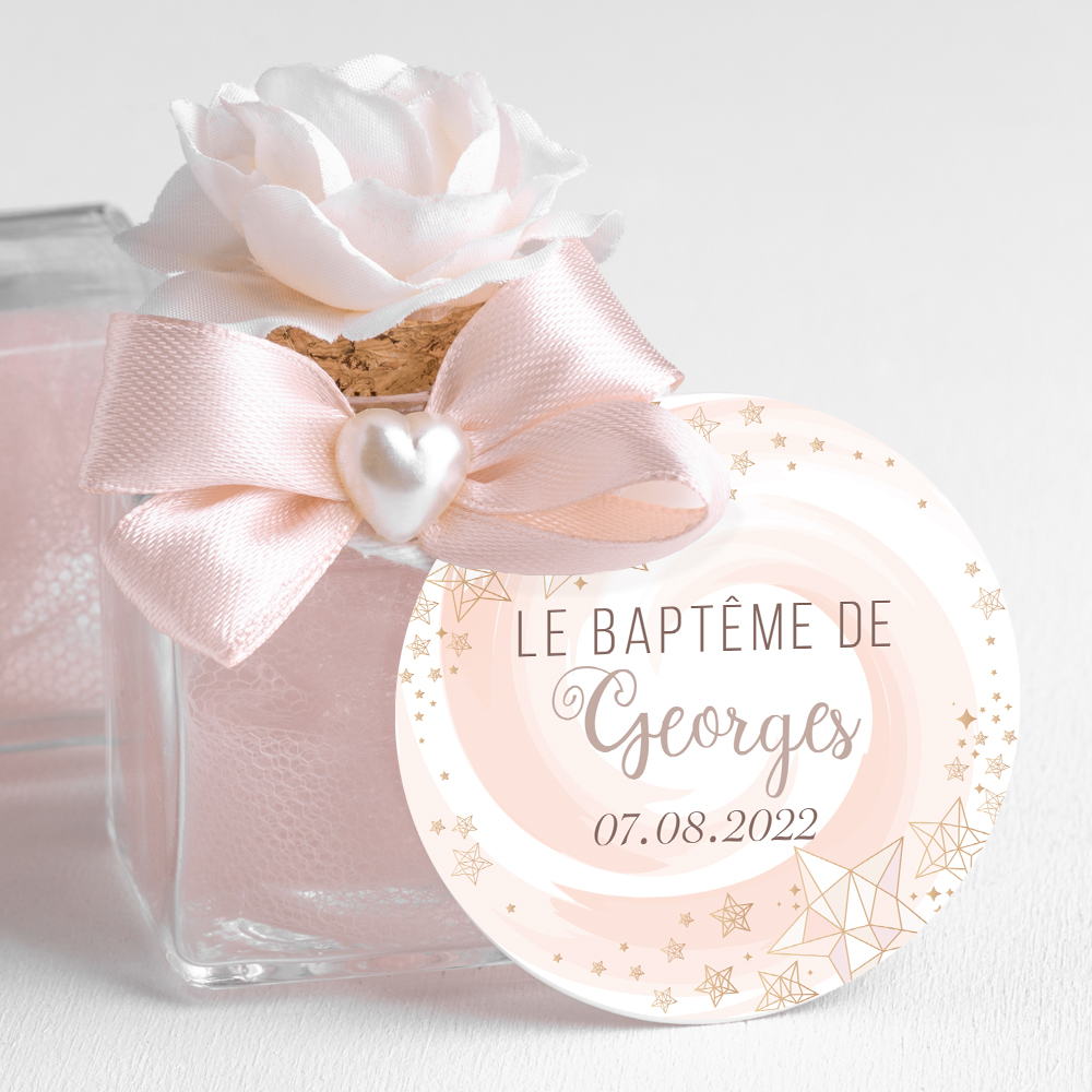 Stickers baptême personnalisés | Les gommettes françaises