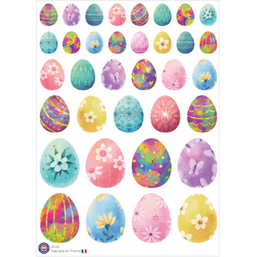Autocollants Pâques Pour Enfants - 16 Feuilles Motifs Lapins, œufs - Pour Décoration, Bricolage, Scrapbooking