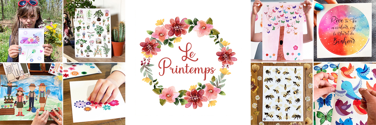 Gommettes de Printemps | Les Gommettes Françaises | Fabriquées en France