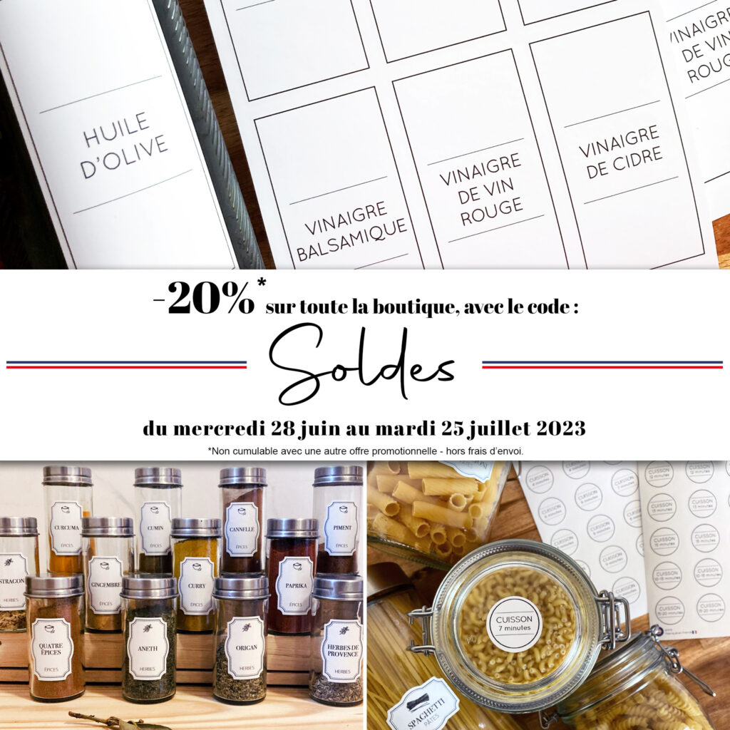 Soldes Etiquettes bocaux | Les gommettes françaises | Made in France