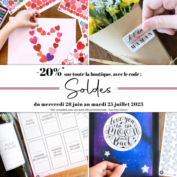 Soldes 2023 | Les gommettes françaises | Made in France