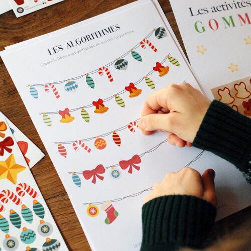Les activités de Noël avec Les Gommettes Françaises - Fichier gratuit