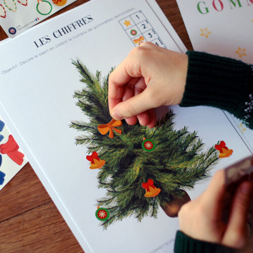 Les activités de Noël avec Les Gommettes Françaises - Fichier gratuit