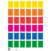 Gommettes rectangles multicolores | Les Gommettes françaises