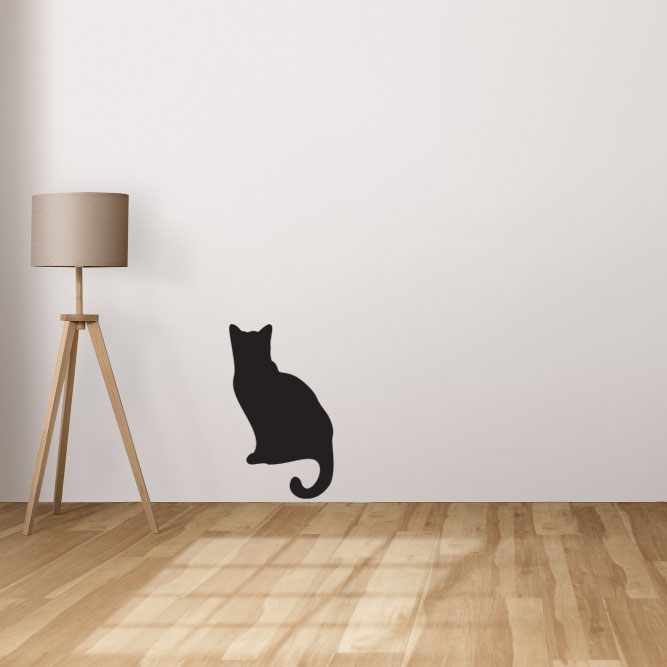 Lot De 4 Stickers Muraux Chat - Décoratifs Pour Chambre, Salon Ou Fenêtre - Adhésifs PVC Faciles à Appliquer