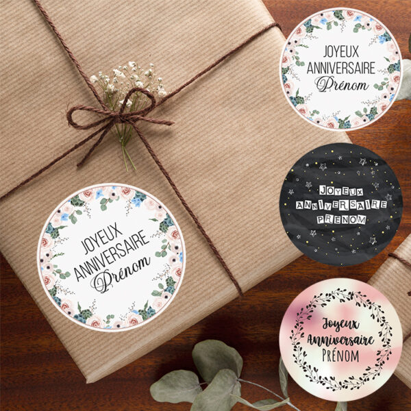 48 Stickers Personnalisables Anniversaire Sonic The Hedgehog - Pour Bonbons, Mercis, Fête