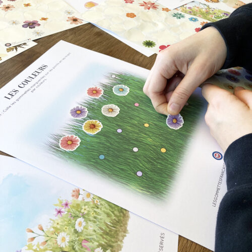 Fichier d'activités de Printemps en gommettes | Les Gommettes Françaises