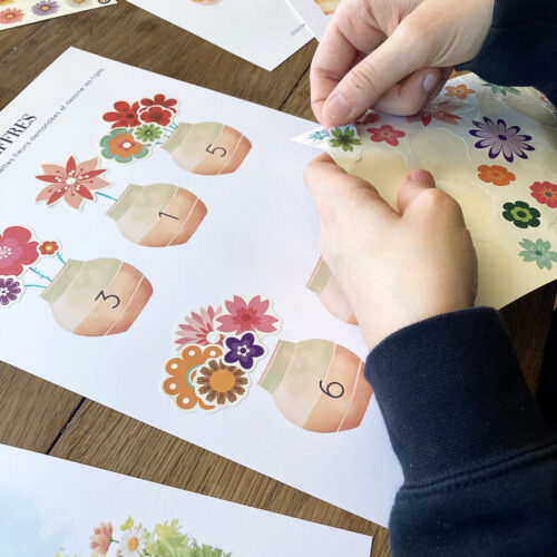 Fichier d'activités de Printemps en gommettes | Les Gommettes Françaises