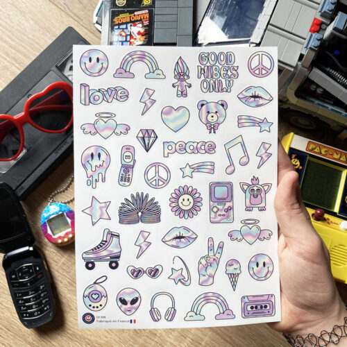 Stickers Back to the 90's | Gommettes françaises