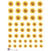 Stickers tournesols aquarellées | Les Gommettes Françaises