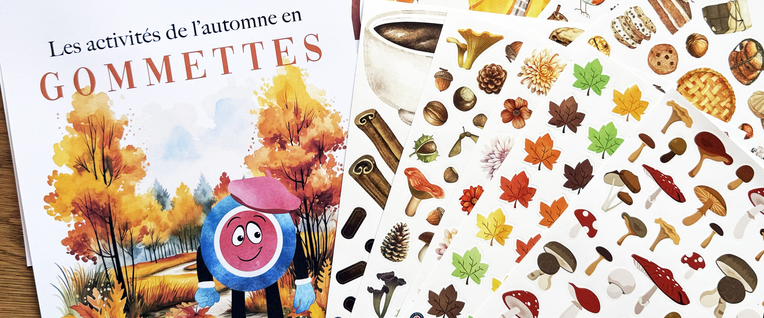 Fichier d'activités de l'Automne en gommettes | Les Gommettes Françaises