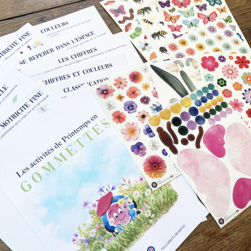 Fichier d'activités de Printemps | Les Gommettes Françaises