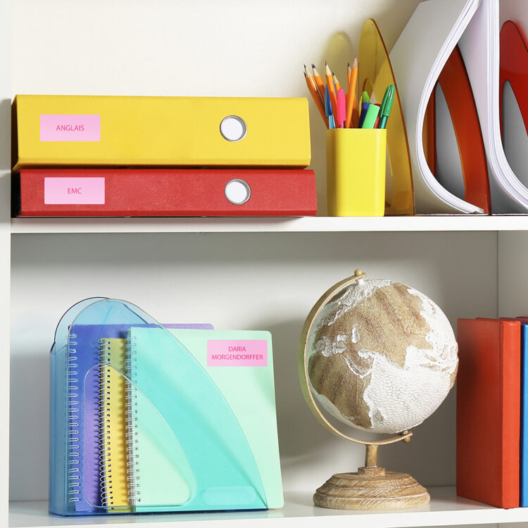 Etiquettes rectangles personnalisables | Etiquettes scolaires à personnaliser | Les Gommettes Françaises