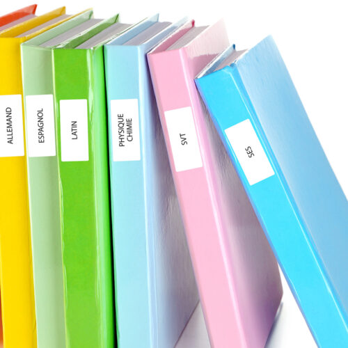 Etiquettes rectangles personnalisables | Etiquettes scolaires à personnaliser | Les Gommettes Françaises