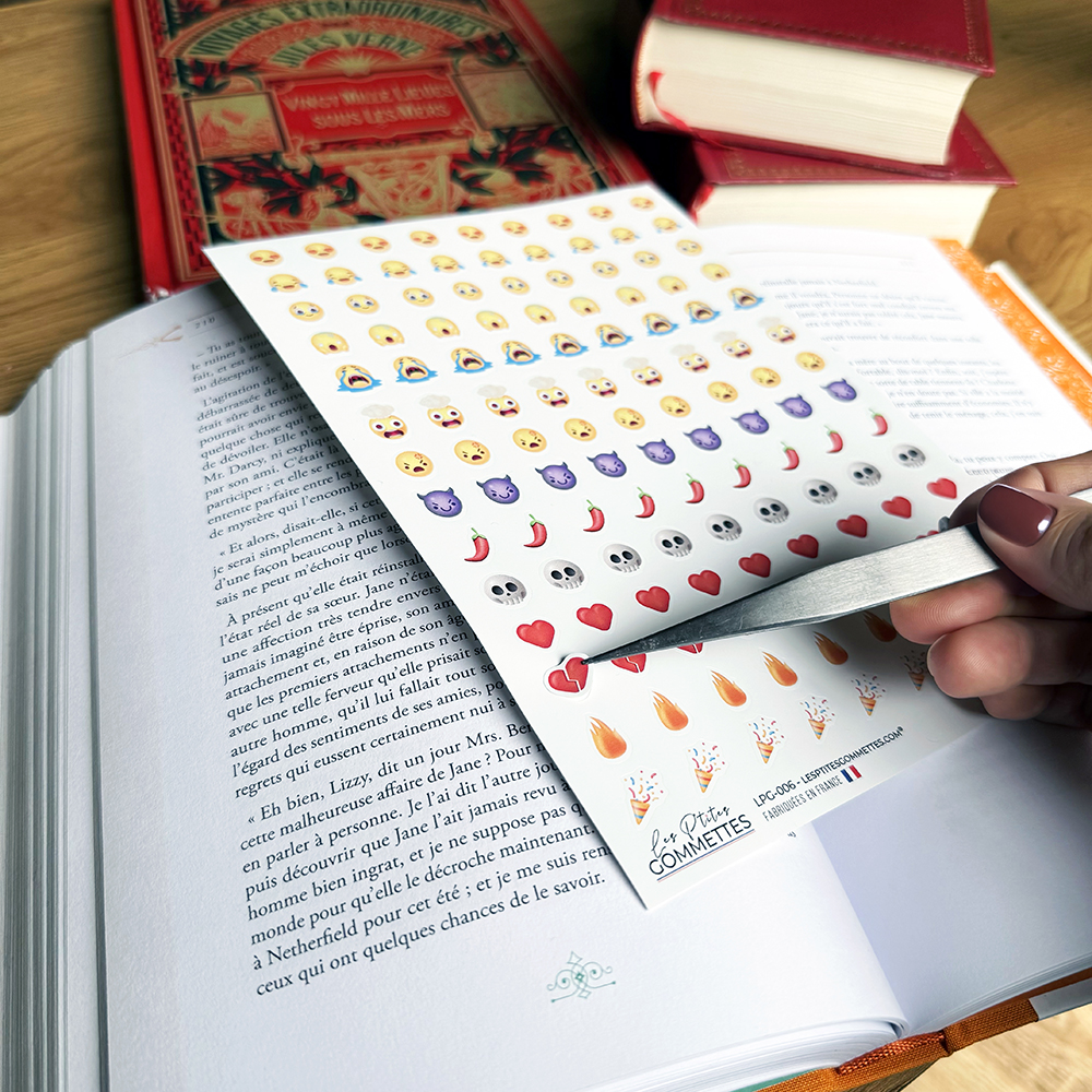 Stickers book reactions | Les P'tites Gommettes