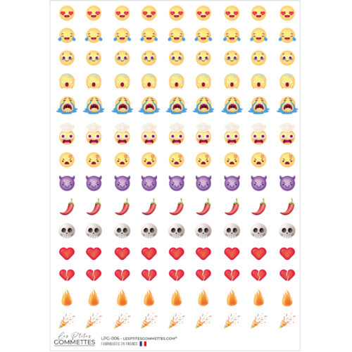 Stickers book reactions | Les P'tites Gommettes