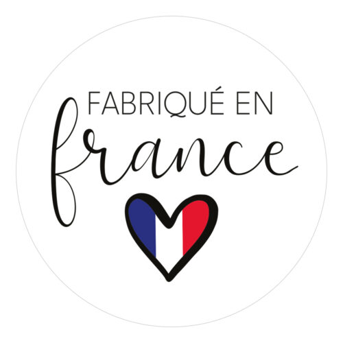 Etiquettes rondes Fabriqué en France | Les gommettes françaises